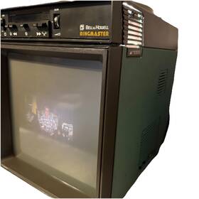 Bell And Howell 28249046 Vintage Ringmaster 797 Sound Slide Projector Dual View 3 Trays Works