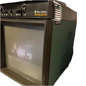 28249046 Bell And Howell Vintage Ringmaster 797 Sound Slide Projector Dual View 3 Trays Works