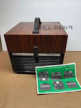 Bell And Howell 965q Model Slide Cube Projector Used Works