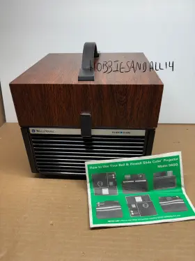 965q Bell And Howell Model Slide Cube Projector Used Works