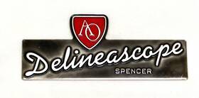 Delineascope 3257 3527 Projector Name Plate Vintage