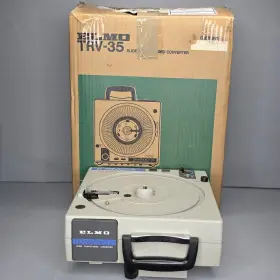 Trv-35 Elmo Transvideo 35 Color Ccd Slide Projector Transfer Slides To Video