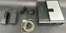 Gaf 2710 Micro-matic Slide Projector Tested And Works Remote Case Zoom Lens