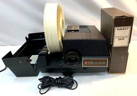 Gaf 386-m4 Vintage 1600e Slide Projector/model And 100 Tray No Remote