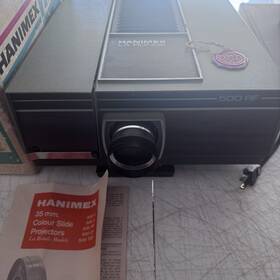 Hanimex 500rf Vtg La Ronde Series Slide Projector Tested With Instructions And Box