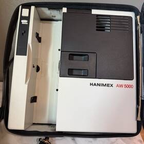 Hanimex Aw-5000 Vintage Slide Projector With Tray Tested Works
