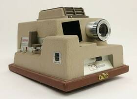 Keystone K-510 Vintage K510 Camera Slide Projector Carrying Case Remote Control