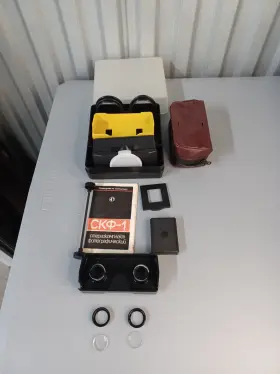 Skf-1 Kmz Zenit Kit Taking 3d Pictures And Viewing Slides Ussr Stereo With Case