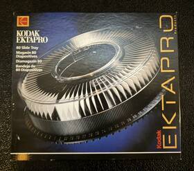 Kodak 1218080 Ektapro 80 Slide Tray Clear Protective Cover In Box For Projector