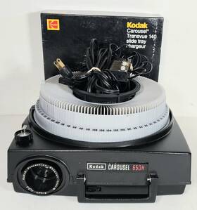 Kodak 650h Carousel Slide Projector With Remote Tray Lens Exc Cond Tested