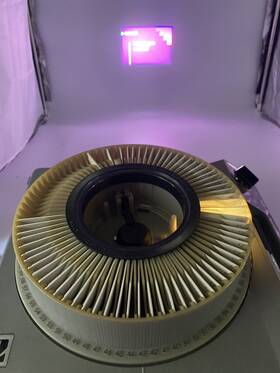 Kodak A-164359 Ektagraphic Iii A Carousel Slide Projector Fully Functional Free Shipping