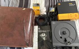 Kodak M6b052 1985 Carousel Medalist Af Slide Projector Cords Tray Lens Lamp