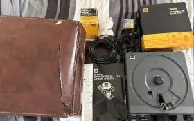 M6b052 Kodak 1985 Carousel Medalist Af Slide Projector Cords Tray Lens Lamp