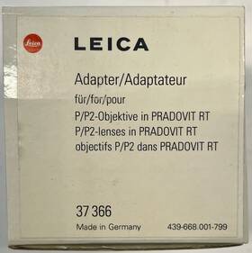 Leica 37366 Lens Adapter Boxed For P P2 Lenses In Pradovit Rt Slide Projector