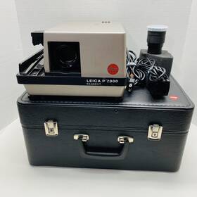 Leica P2000 Pradovit Vintage Projector With 2 Lenses Remote Control And Carry Case