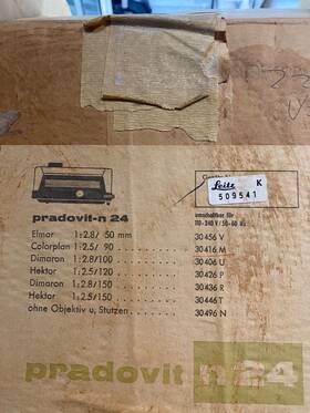 Leitz 315725 Pradovit N 35mm Projector With Wetzlar Colorplan 90mm 2.5 Lens