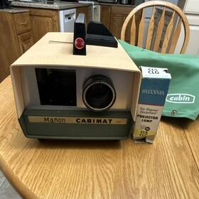 Manon 724568 Cabimat 35mm Slide Projector Model