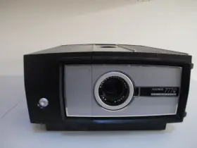 777q Montgomery Ward Vintage Slide Projector With Remote Tray Carousel
