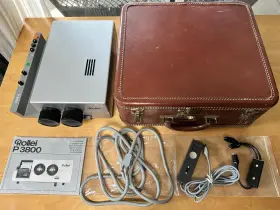 P-3800 Rollei P3800 35mm Slide Projector Twin Lens Built-in Dissolve Function And Timer
