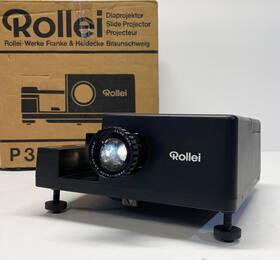 Rollei P355 Nice Automat Slide Projector With Zoom Lens Working