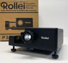 P355 Rollei Nice Automat Slide Projector With Zoom Lens Working