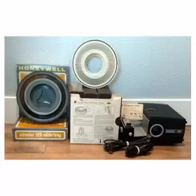 727aq Sawyer Vtg Rotomatic Slide Projector Bundle Pack