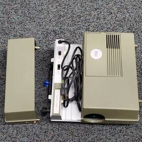 Sears 149-284-01 Slide Projector 9886 Green 35mm 4 Inch Lens Vintage Used Fan Powers On