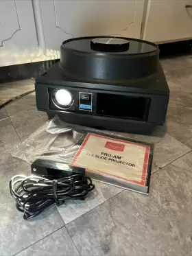 837.98990 Sears 837-98990 Vintage Pro-am 100 Slide Projector With Carousel Tray