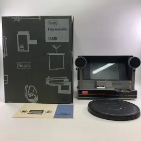 9390 Sears 3 8mm Viewer Editor W Empty Reel And Original Box