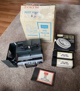 Sears Rf53 9853-1 Slide Projector Complete