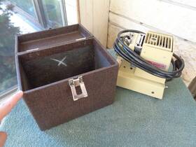 Standard 500n Model Still Picture Projector Vtg With Case Parts Repair Not Working