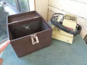 500n Standard Model Still Picture Projector Vtg With Case Parts Repair Not Working