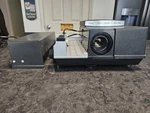 Sears Easi-load RF-53 35MM Desktop Slide Projector 3.5" Lens Table Used. Price: $22.00.