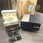 Sawyer Rotomatic 600A Slide Projector Auto Focus W/ 2 Trays, Cables, Box For. Price: $59.99.