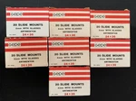 Gepe 5 Boxes Of 20 Slide Mounts: Total 100 Binders 24 36, Sweden - Nos New. Price: $77.88.