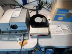 Vintage Airequipt Projector 1350 Box W/ Slides And Magazines - Works! Used. Price: $72.58.