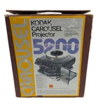 Kodak Carousel 5200 Slide Projector With Projection 140 Tray Used. Price: $85.50.