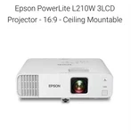 New!! Epson Powerlite Multimedia EB-L210W 3LCD Projector Wifi Ceiling Mountable. Price: $799.99.