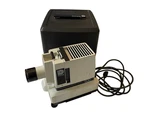 Vintage Dukane 500 Slide Projector Lens Power Cord Carrying Case Remote Used. Price: $189.05.
