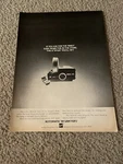Vintage 1972 747AQZ Sawyer Rotomatic Slide Projector Print Ad 1970S Used. Price: $6.99.