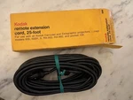 Vintage Kodak 25-FOOT Remote Extension Cord Cat 140 1363 (586) W/original Box. Price: $19.95.