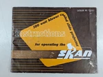 Skan Instruction Manual Original For 100 Watt Slide Projector 720-21-1 Used. Price: $12.99.