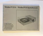 Rollei Autofocus Projector Instruction Manual Multi-language Used. Price: $12.00.