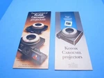 Lot Of 2 Kodak Carousel Projector Brochures Catalogs 1979 & 1981 Many Models. Price: $15.00.