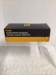 Kodak Audio Viewer Projector Remote Control 220/270 With Instructions New Open. Price: $19.95.
