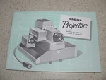 Original Argus Model Iii & Iv Series Slide Projector Owner's Manual Vg Cond. Price: $9.95.