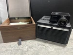 Working Bell & Howell Cube Projector. #982Q 35MM Slides Read! For Parts. Price: $20.00.