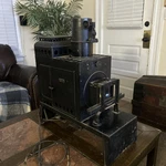 Bausch & Lomb Balopticon Projector Pat. 1915/1917 + 18 E.f. Lens Period Bulb. Price: $200.00.