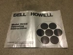 Vintage 1982 Bell & Howell Slide Cube Projector RC55 Operating Instructions Used. Price: $9.99.