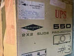 Sawyers 550 Slide Projector & Rotory Tray Great Condition Open. Price: $119.99.